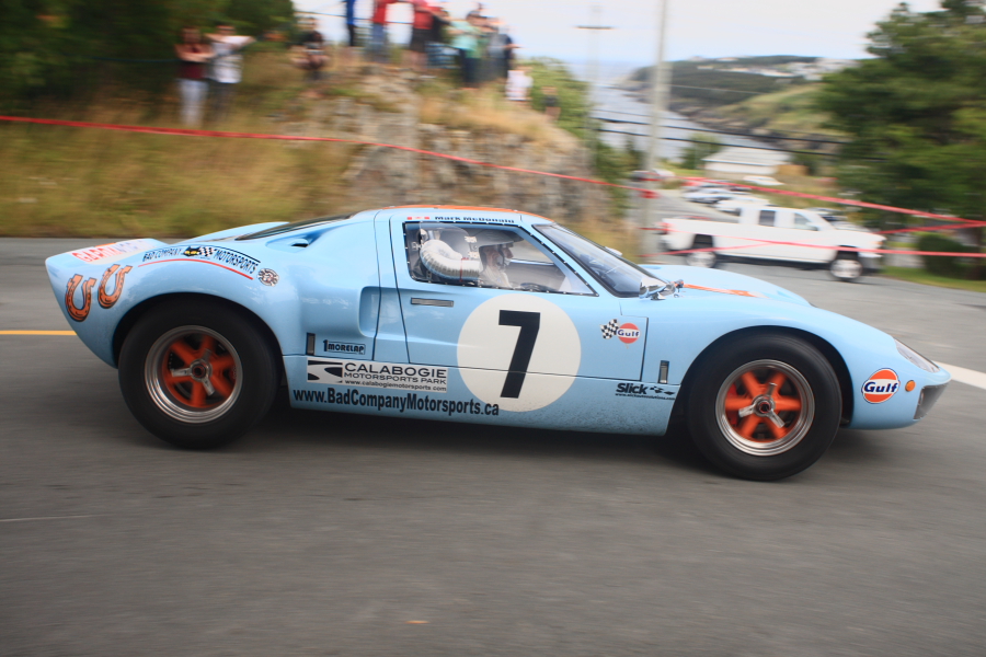 Targa Newfoundland Competitor in a replica Ford GT40
